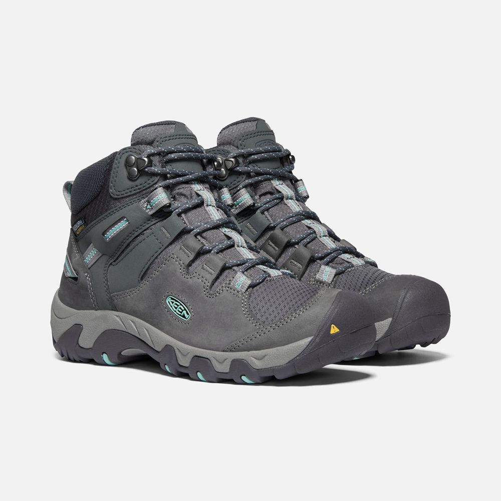 Keen Outdoor Bot Kadın Koyu Gri - Steens Deri Waterproof - Türkiye KLDF39058